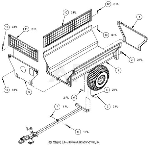 dump trailer parts diagram inspired wiring