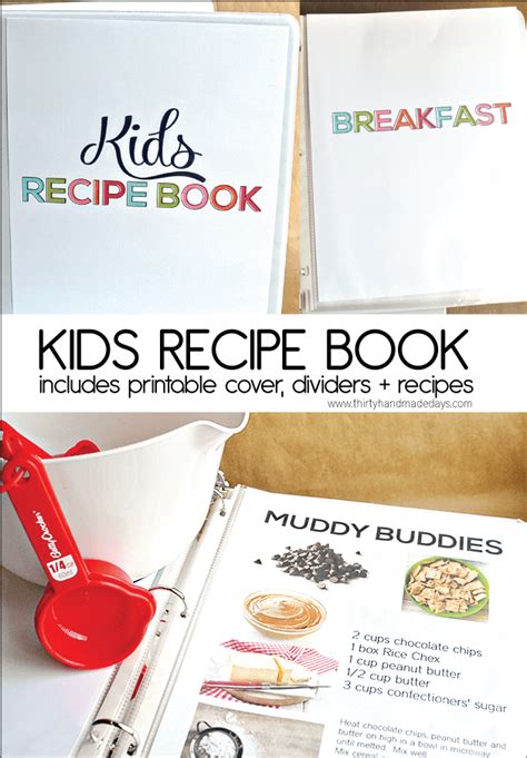 kids recipe book printables  homeschool deals