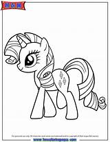 Coloring Pony Little Rarity Pages Printable Visit Hasbro Playful Popular sketch template