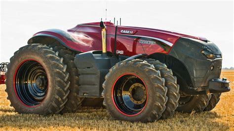 case ih   holland reveal autonomous concept tractors
