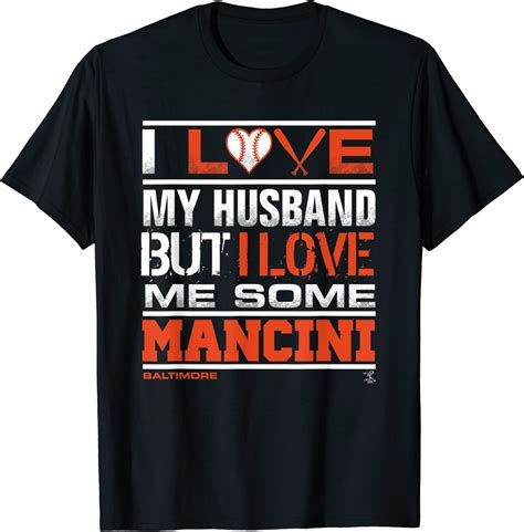 Trey Mancini I Love My Husband Gameday T Shirt Clothing