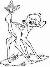Bambi Coloring Pages Kids sketch template