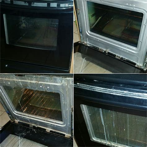 clean   oven door  easier    clean