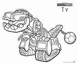 Dinotrux Ty Dino Ausmalbilder Kids Transformers Rux Truks Robots Heatwave Bot Bots Malvorlagen sketch template