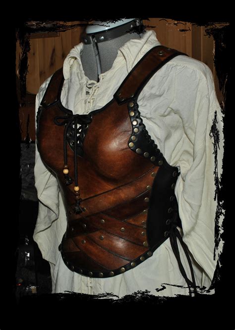 Leather Female Armor By Lagueuse On Deviantart
