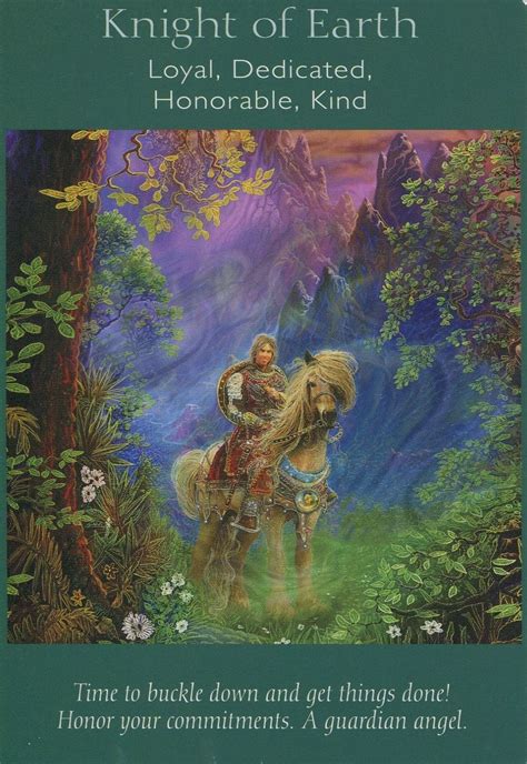 angel tarot cards knight of earth spirit pinterest tarot angel cards and oracle cards