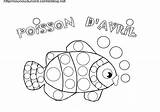 Poisson Gommettes Poissons Maternelle Nounoudunord Nemo Activité Textes sketch template