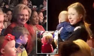 hillary clinton and chelsea take aidan to sesame street daily mail online