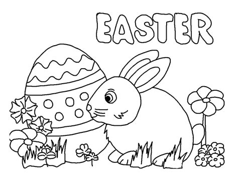 easter bunny egg coloring pages preschool crafts