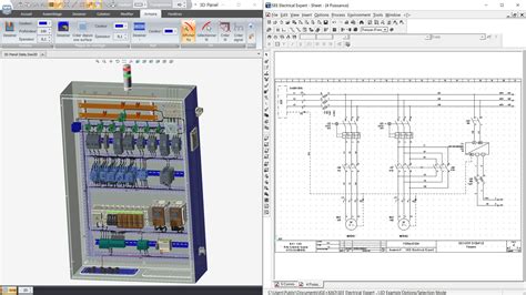 electrical diagram software  electrical expert version vr ige xao visualization