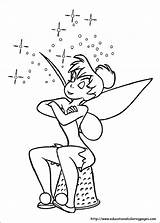 Tinkerbell Coloring Pages Printable Color Print Disney Kids Printables Colouring Princess Sheets Characters Fairy Winx Adults sketch template