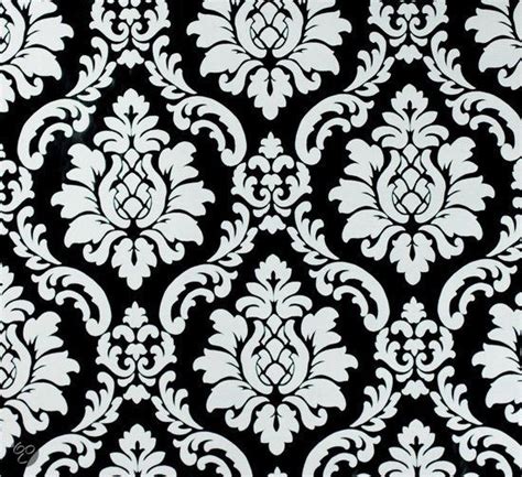 black  white wallpaper   ornate design