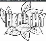 Coloring Healthy Health Pages Food Drawing Related Body Printable Color Sketch Getcolorings Habits Print Getdrawings Pag sketch template