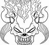 Reaper Coloring Grim Caveira Assustadora Pirata Tudodesenhos sketch template