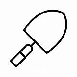 Trowel Icon Vector Drawing Clipartmag Clipart Vecteezy sketch template