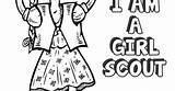 Scout Law Coloring Pages Girls Print Book Girl sketch template