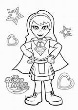 Coloring Supergirl Dc Pages Superhero Girls Kids Lego Printable Super Girl Cartoon Hero Color Bestcoloringpagesforkids Teen Version Categories sketch template