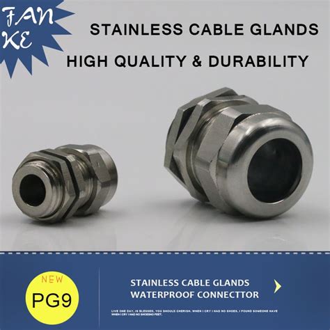 1piece Pg9 Cable Distributors Stainless Cable Gland Ip68 Cord Grips For