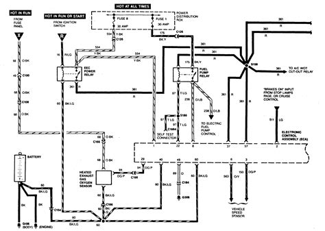 ford bronco  xlt    wiring diagram  power distribution box diagram