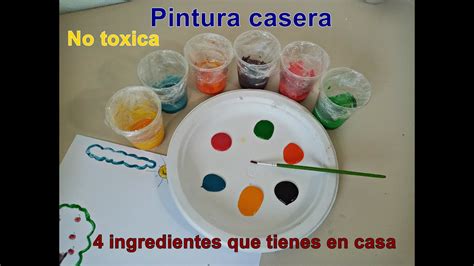 pintura casera receta fácil no tóxica youtube