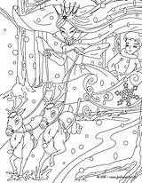 Coloriage Reine Neiges Queen Pages sketch template