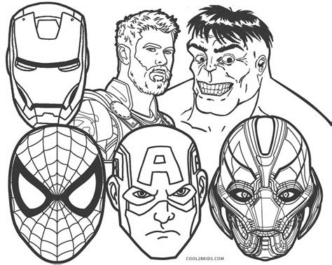 avengers coloring pages printable fun coloring page