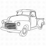 Chevy Drawing C10 Truck Coloring Old Getdrawings sketch template