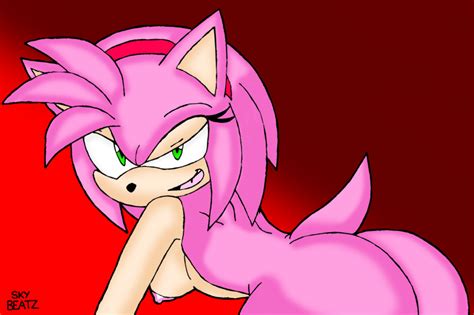 Rule 34 All Fours Amy Rose Anthro Areolae Artist Name