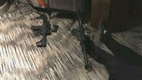 glimpse   las vegas shooters hotel room abc news