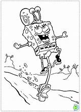 Coloring Dinokids Spongebob Sponge Bob Print Close Pages sketch template