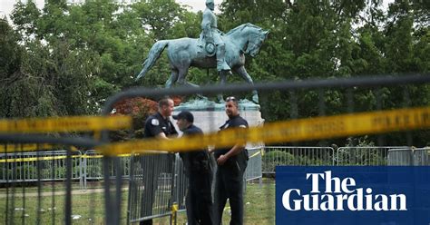 confederate statues removed across southern us states in pictures us news the guardian
