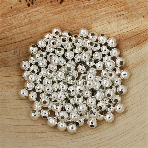 spacer beads mm  mm silver tone  beads fd