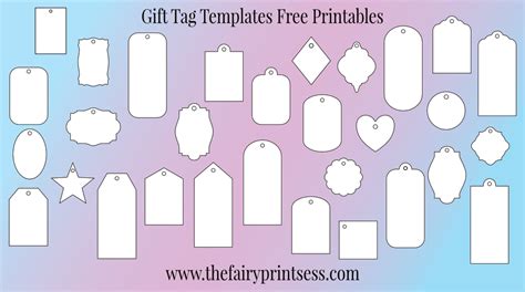 printable editable gift tags printable templates