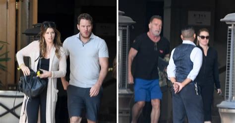 chris pratt on date with girlfriend katherine and her dad