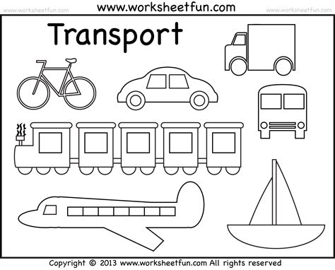coloring pictures  air transportation  preschool coloring pages