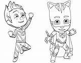 Pj Masks Coloring Pages Catboy Printable Connor Hero Pajama Print Book Boy Mask Kids Color Aka Info sketch template