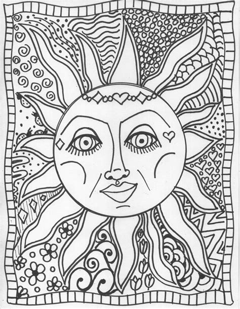 trippy coloring pages  adults  getdrawings