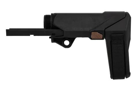 sb tactical hbpdw honey badger pistol stabilizing brace  blk buffer  spring