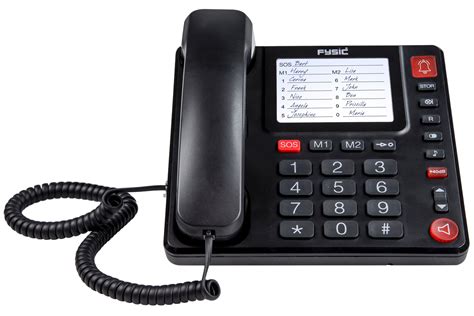 fysic fx  vaste telefoon met grote toetsen voor senioren fysicnl