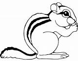 Chipmunk Coloring Pages Clipart Animal Cute Kids Printable Chipmunks Cartoon Clip Print Sheet Cliparts Colouring Mid Summer Sheets Animals Library sketch template