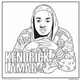 Coloring Pages Rap Lil Sheets Drake Wayne Hop Colouring Hip Lamar Kendrick Printable Tyler Rapper Tumblr Book Usher Bun Adults sketch template