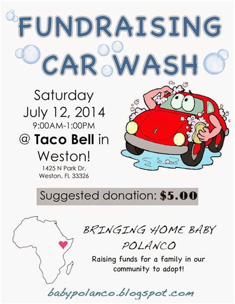 Car Wash Fundraiser Car Wash Fundraiser Template Car Wash Fundraiser