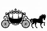 Carriage Cinderella Cricut sketch template