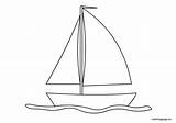 Coloring Sailing Boat Pages Clipart Easy Sails Sail Template Surfboards Drawings Sketch Templates 18kb 595px sketch template