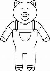 Pigs Preschool Wecoloringpage sketch template