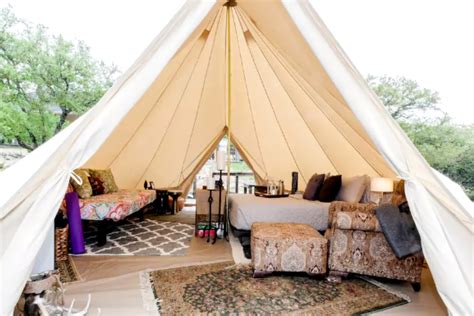 glamping  haves   luxury   camping experience