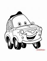 Cars Coloring Disney Pages Pixar Car Drawing Printable Luigi Book Mcqueen Print Color Sheets Kids Books Games Pdf Carscoloring Disneyclips sketch template