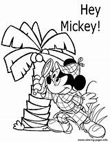 Coloring Disney Detective Mouse Mickey Pages Printable sketch template