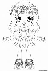 Coloring Dolls Daisy Pages Shoppies Petals Petal Printable Color Print Info Getcolorings sketch template