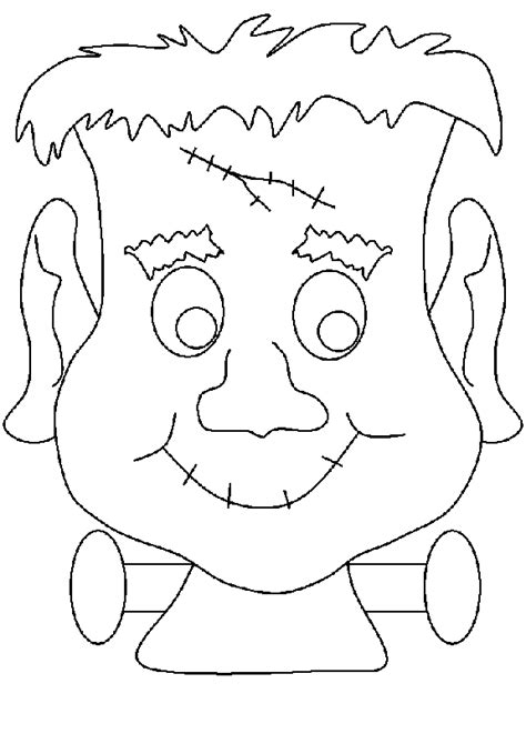 halloween monster coloring pages  purple kitty